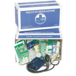 PACCO MEDICAZIONE GRANDE OLTRE 3 PERSONE CON SFIGMO/FONENDO