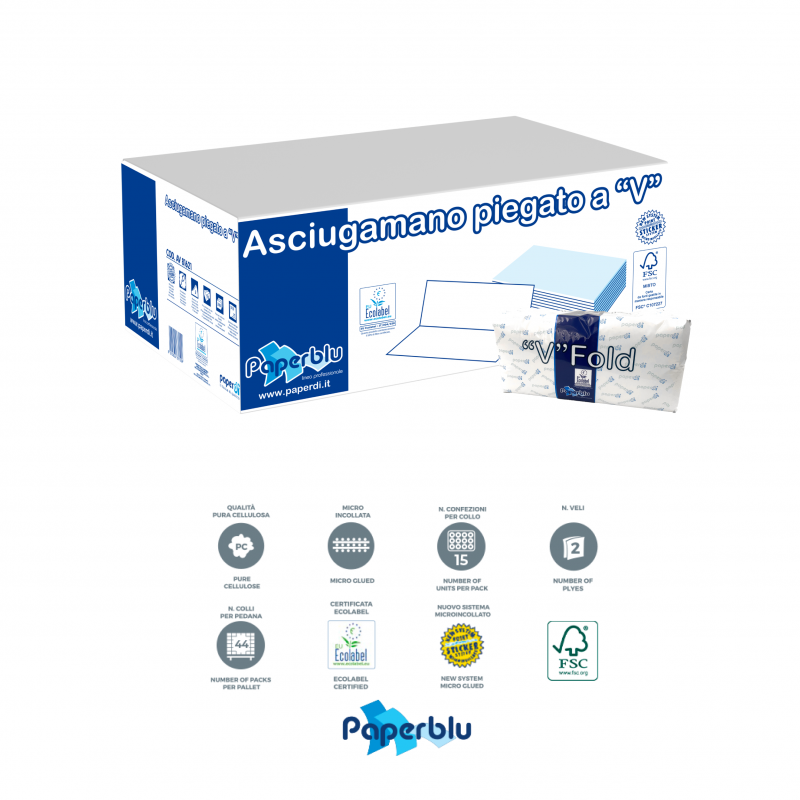 Scatola Di Asciugamani Piegati A V A Doppio Strato Da 4000 Unità - Foto 9